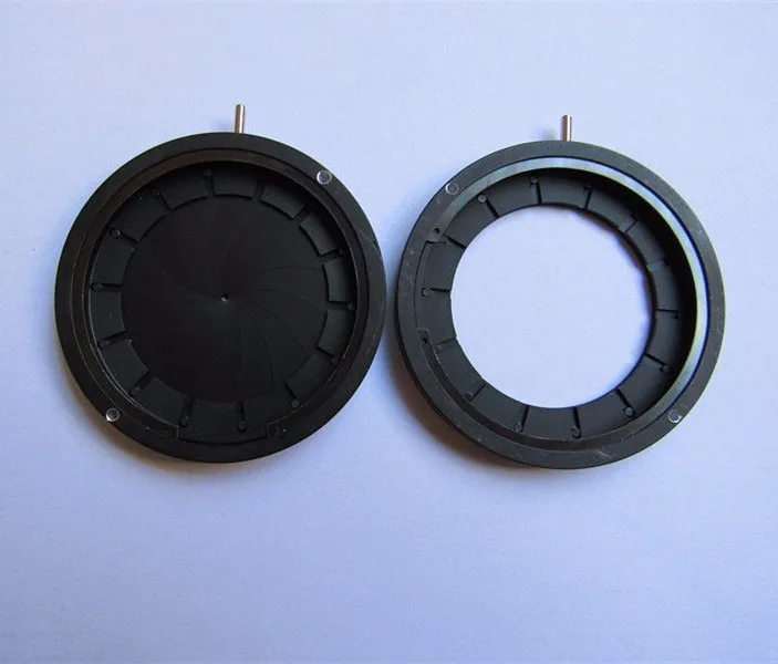 1,5-36 мм апертура переменная оптическая диафрагма Камера Лазерный конденсатор микроскоп аксессуар 14 лезвий