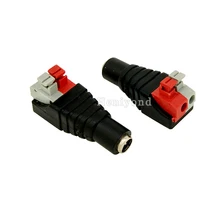 5PCS 5.5 mm x 2.1mm DC Power Female Jack Socket Female Panel Mount Push Fastening Type Cable Connector for cctv system 5PCS 5.5 mm x 2.1mm DC Power Female Jack Socket Female Panel Mount Push Fastening Type Cable Connector for cctv system