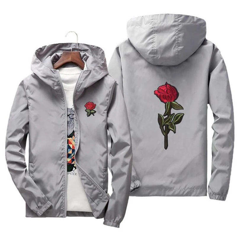 Goedkoop JOOBOX jas windjack mannen vrouwen rose college jassen 2018 Lente Herfst Mode Jas heren Hooded mannen jas