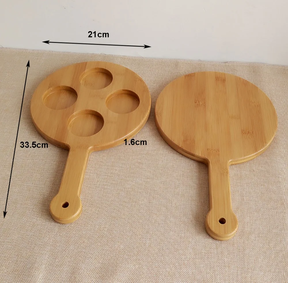Бамбуковый держатель для пива дегустация полета поднос чашки подарок на