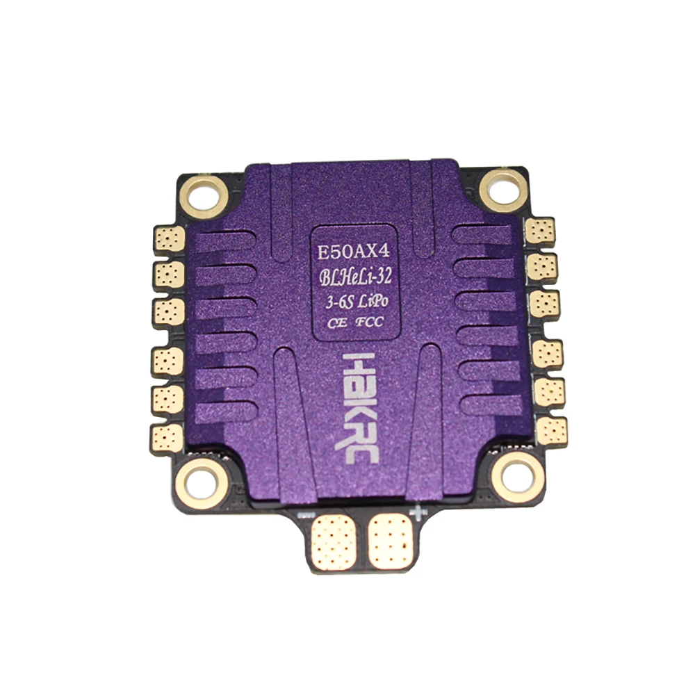 

Drone 32-bit 50A 4 in 1 3-6S ESC Support Oneshot Dshot150 600 1200 Multishot PWM for QAV200 250 280 FPV Racing Drone Parts