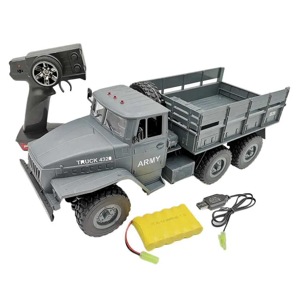 

1:12 Remote Control Off Road Car Electric Truck Simulation Full-Size 6 Wheel Drive for Soviet Ural Truck Model Outdoor Climbing