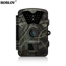 Boblov CT008 Trail Game Scounting, камера для охоты, дикой природы, 2," ЖК-дисплей, ночное видение, цифровая камера для наблюдения, фото ловушка, 24 светодиода, камера