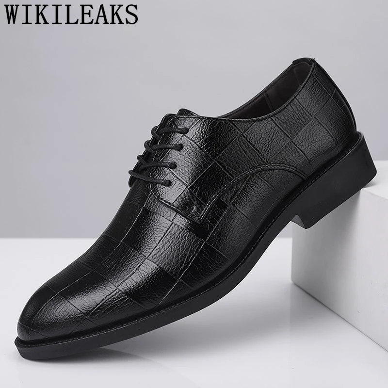 Деловая обувь мужские оксфорды кожаные офисные туфли мужские элегантные coiffeur нарядные туфли для мужчин классические большие размеры zapatos de hombre ayakkabi