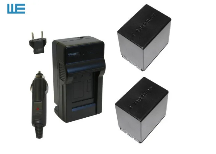 2X BN VG138 VG138 DATA Batteries and Charger for JVC GZ HD620 GZ HD750 GZ HD760 GZ E100 GZ EX210