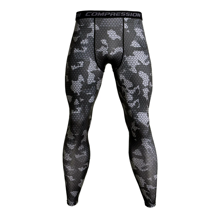 

Mens Camouflage Compression Pants Cycling Tights Male Leggings Training Pant Fitness Sport Leggings Jogging Gym Pants Sportswe