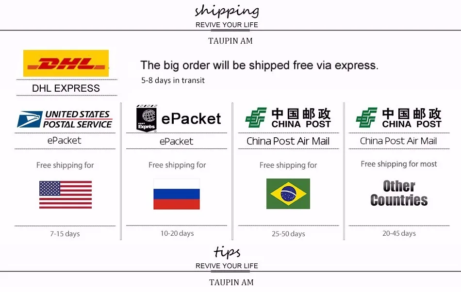 shipping