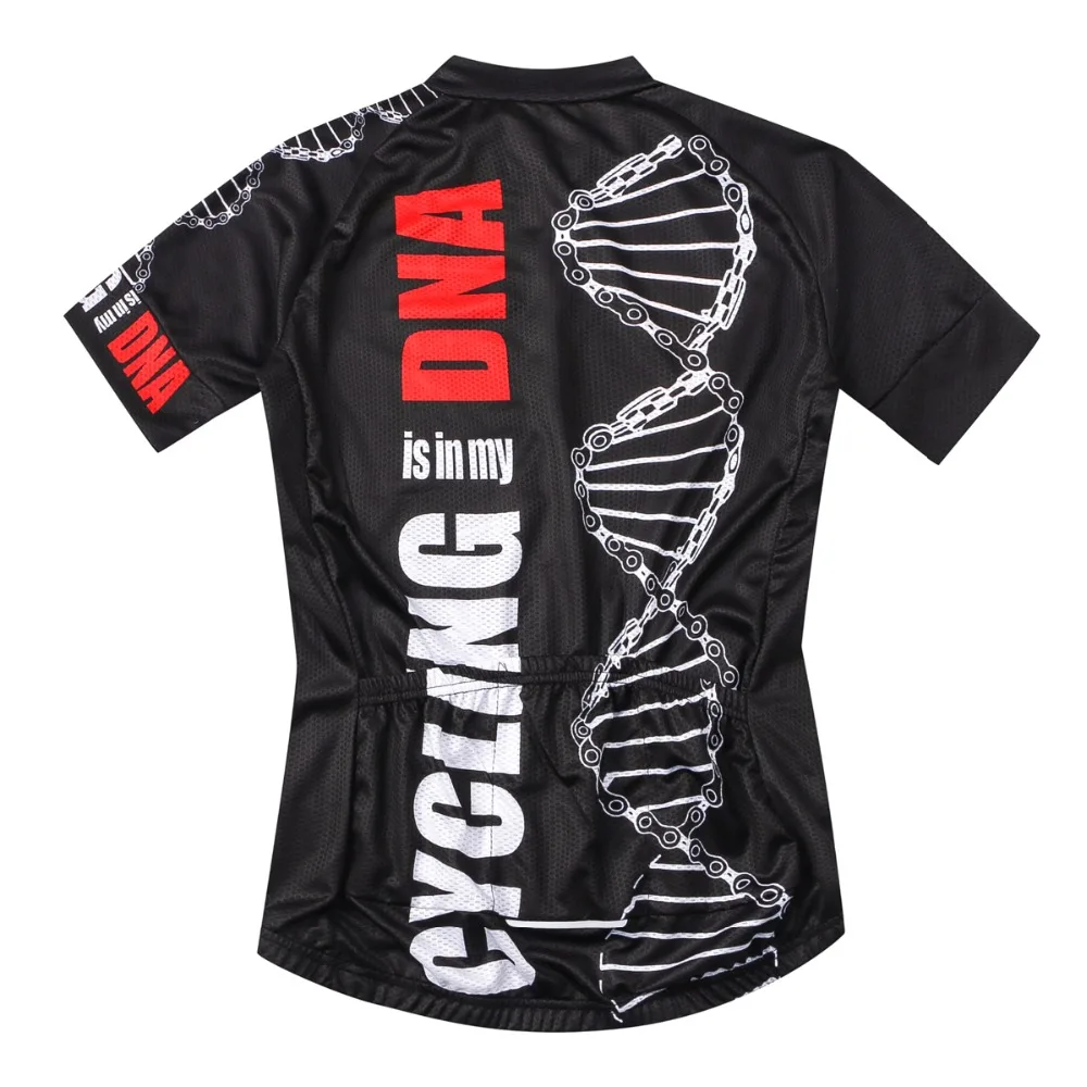 Велосипедная команда, Мужская велосипедная Джерси, топ, велосипедная рубашка с коротким рукавом, одежда для велоспорта, быстросохнущая одежда для велоспорта, Ropa Ciclismo, DNA, Черная