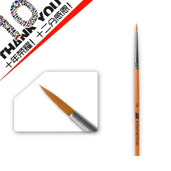 

Spain AK Brush 2 Round Synthetic color pen faces pen AK604