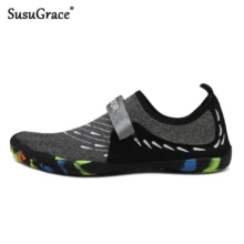 SusuGrace Unisex Sneakers Water Shoes Men Barefoot Outdoor Beach Sandals Upstream Aqua Shoes Quick Dry River Sea Diving Swimming