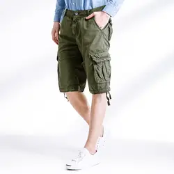 2019 летние Для Мужчин Армия работы Повседневное шорты-бермуды шорты Для мужчин модные бегунов габаритные военно-тактические брюки короткие