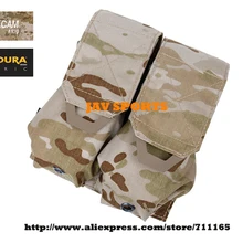 TMC двойной M4 подсумок натуральная 500D мультикам засушливых Военная переноска магазинная сумка(SKU12050676