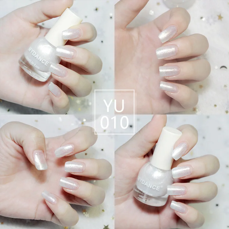 

MYDANCE Protein Color Shining Gel Nail Polish Nails Art Environmentally Friendly Fairy Shimmer Nails Oil Gel Lacquer Varnishes