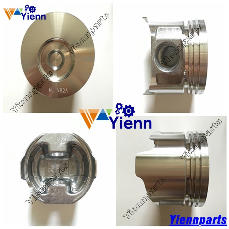 Для Yanmar 3TNV82 поршневой комплект 119802-22080 Вт/Pin зажимы для экскаватора 3TNV82A-GMG 3TNV82A-DSA 3TNV82A-GGE детали двигателя