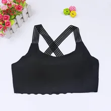 Женский топ без кольца дышащее сексуальное красивое Gashion однотонное заднее бесшовное Спортивное нижнее белье топы маечки stanik sportowy 4EM