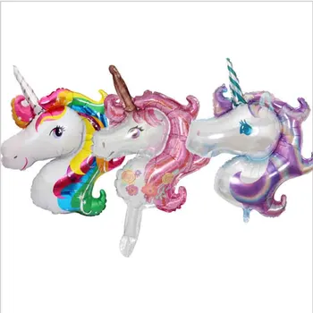 

Small Unicorn Balloons party Balloon Inflatable Animals Toys for Children Birthday Party Decor Supplies free shipping