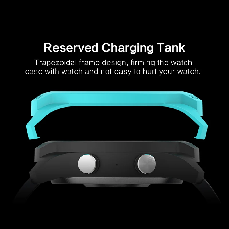  For Ticwatch Pro Smart Watch Anti-Scratch bumper Case SIKAI Tough Plastic Protective Cover Ultra-Li - 33032489654