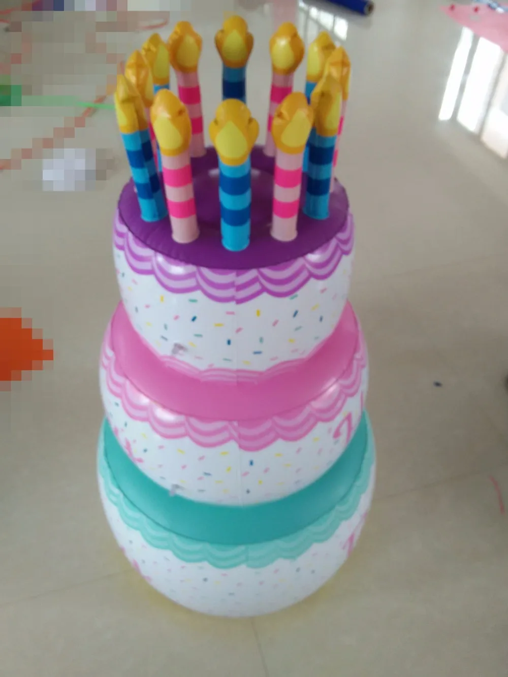 1.8meter inflatable birthday cake (10)