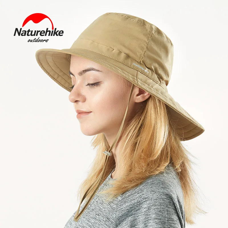 Naturehike Outdoor Ultralight Anti-UV Sun Helmet Quick-Drying Caps Wide-Brimmed Bonnie Hats Woman Sunbonnet Summer Beach Cap