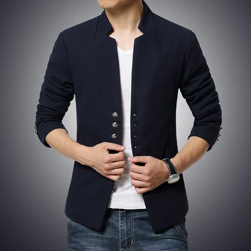 font b Men b font Trench Male Long Coat Black Man Fashion Jackets font b