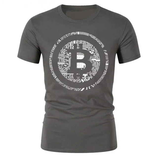 

Men hipster tshirt Bitcoin Cryptocurrency Cyber Currency Financial Revolution t-shirt men's t shirts youth short sleeve Tops Tee