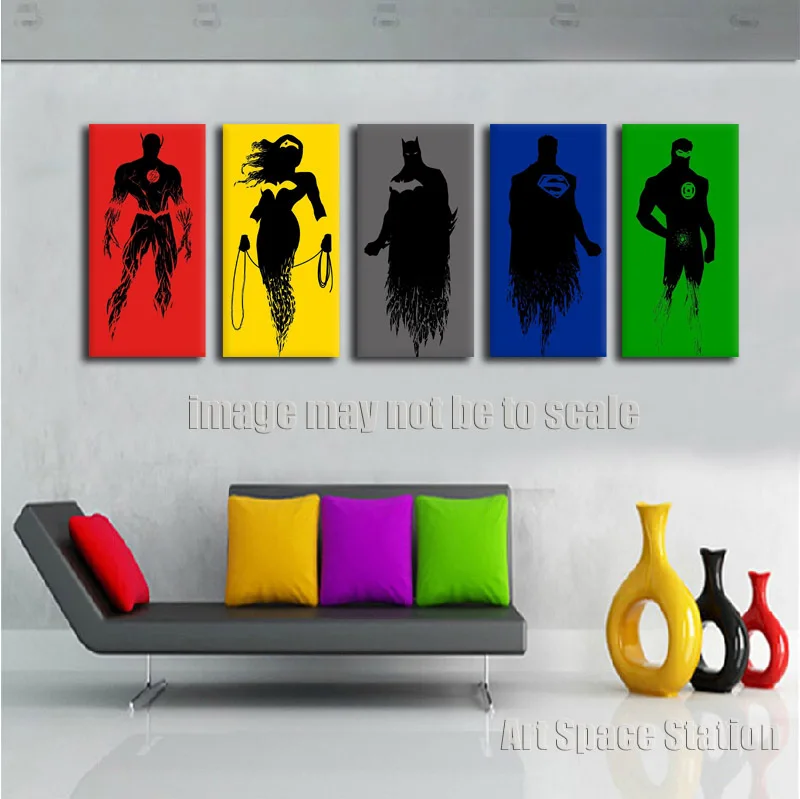 Superman Canvas Painting Superman Canvas Painting