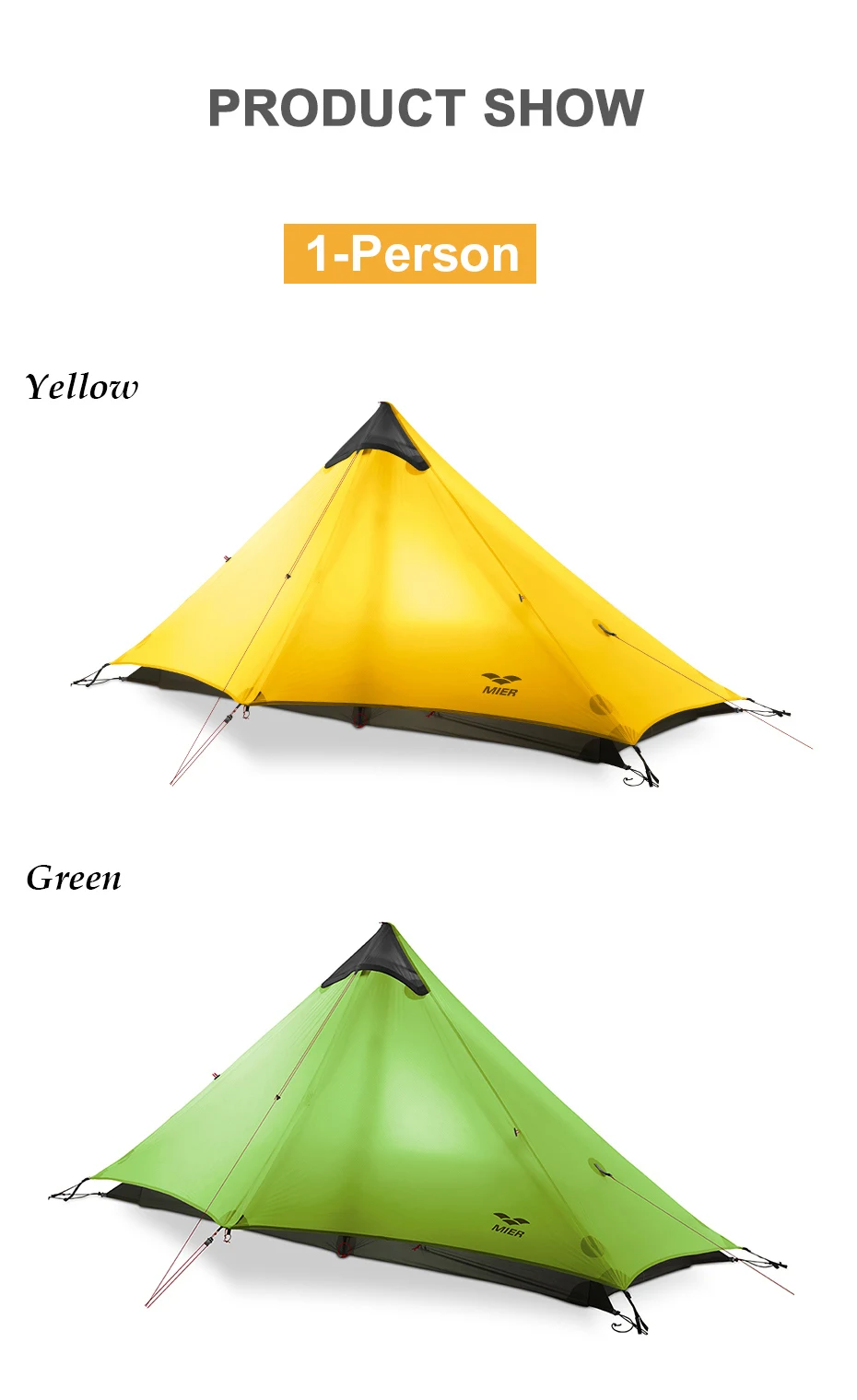 Estações de Mier Pólo de Trekking Barraca de Mochila de 3 Ultraleve para 1 Pessoa Pessoas Não Está Incluído 2 ou 3 11 Esporte e Lazer