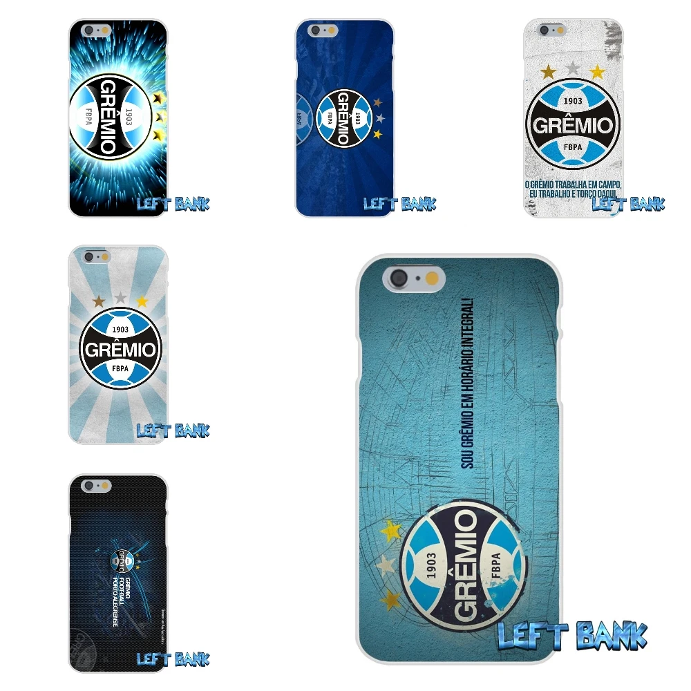 

gremio football FC Soft Silicone TPU Transparent Cover Case For iPhone 4 4S 5 5S 5C SE 6 6S 7 Plus