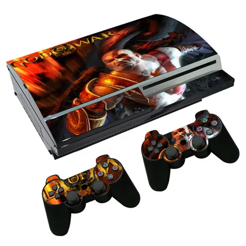 Игра God of War наклейка на кожу для PS3 Fat playstation 3 консоль и контроллеры для PS3 Скины Виниловые наклейки - Цвет: 0212