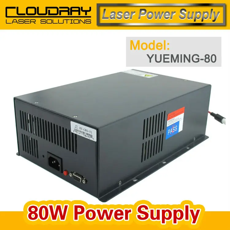 Co2 Laser Power Supply 80W For YUEMING Engraving Cutting Machine