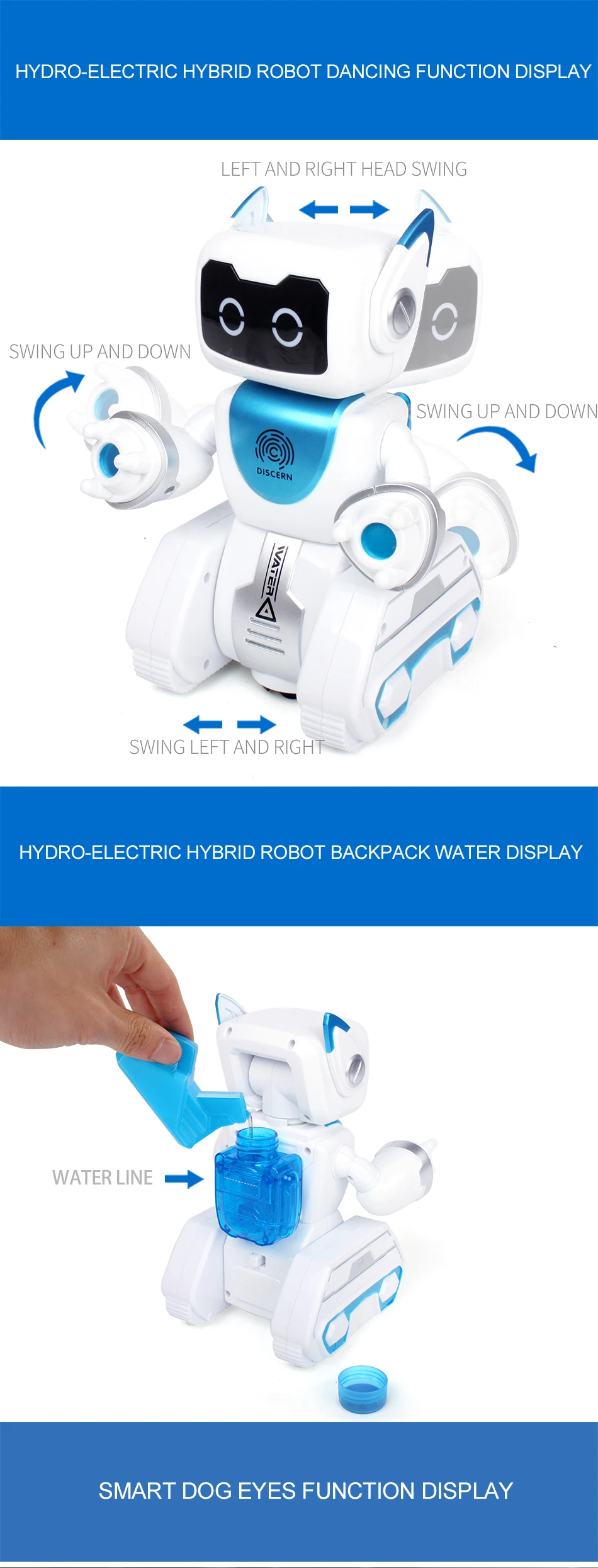 Вода RC умный робот интеллектуальное Программирование дистанционное управление роботика игрушка Biped Гуманоид робот фигурка игрушка для ребенка подарок