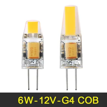 

5pcs G4 LED Lamp 2W 3W 12V AC/DC AC220V LED COB Chip Replace Halogen Lamp High Bright For Chandelier Lampada Bombillas