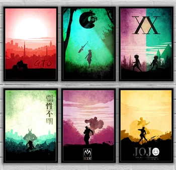 

Green King Gto Hatake Kakashi Forst Hxh Izuku Midoriya Jojo Iv Diamond Is Unbreak Jojo V Golden Japanese Art Anime Poster