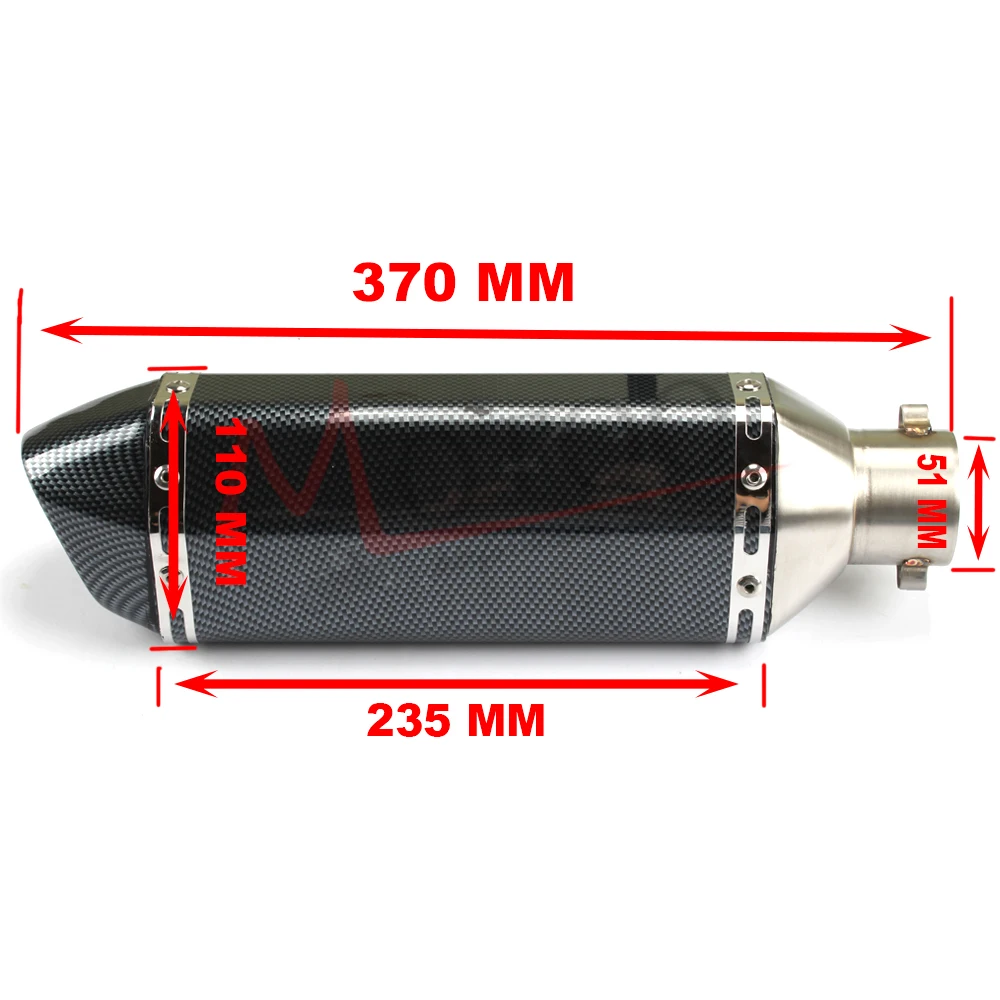 Motoo-de la motocicleta silenciador de Escape de enlace medio escapar para DUCATI 696. 2008-2014, 796/795, 2010-2014 con Slip-On