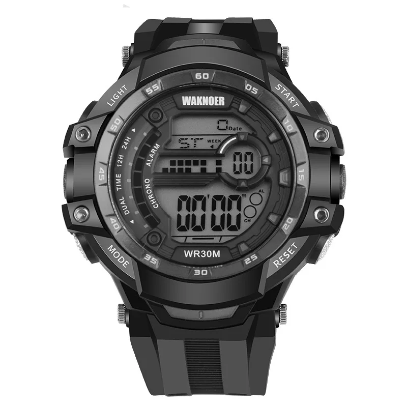 

WAKNOER Digital Watch Men Watch Multifunction Waterproof Men's Watch LED Sport Mens Watces Clock reloj hombre relogio masculino