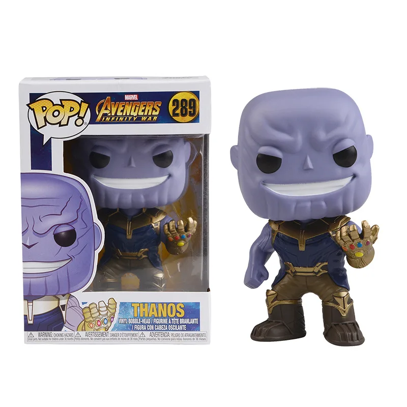 Экшн фигурки FUNKO POP Мстители 3: война бесконечности танос Железный Паук халкбастер