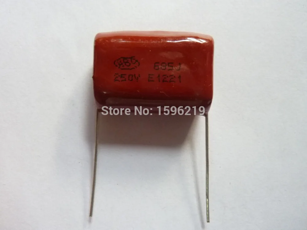 

10pcs CBB 685 250V 685J 6.8uF 6800nF P27 Metallized Polypropylene Film Capacitor