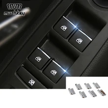 For Chevrolet Cruze Malibu Aveo Trax Buick Encore Regal lacrossse Car Window Lift button Sequins Sticker Decocation 7pcs Per Set for chevrolet cruze malibu aveo trax buick encore regal lacrossse car window lift button sequins sticker decocation 7pcs per set