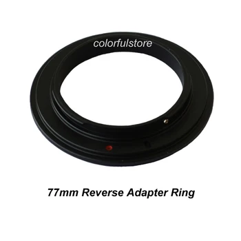 

77 mm 77mm Close Up Photography Macro Reversing Reverse Camera Lens Lenses Adapter Converter Ring for Canon EOS DSLR EF/EF-S H08