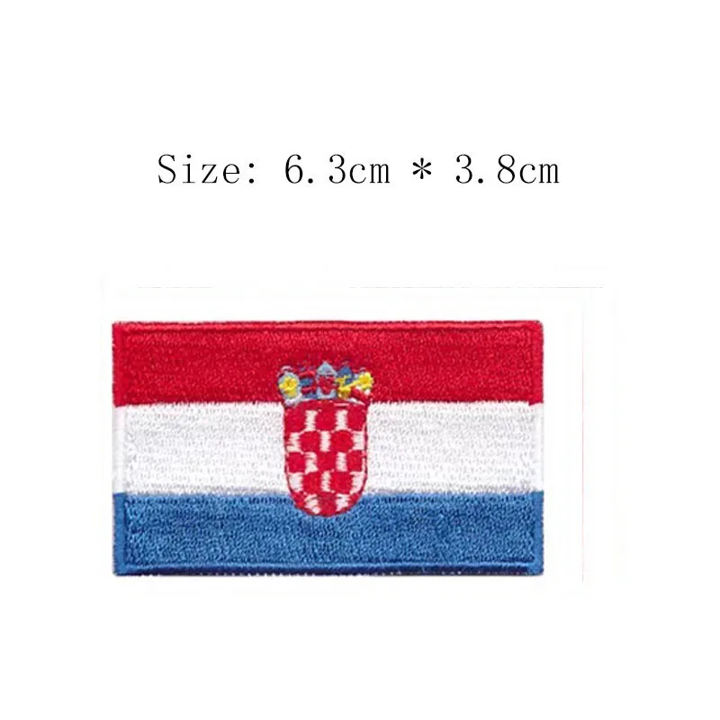 Croatia 2," широкий вышивной флаг патч железные пришить на сумки левый сундук Civil and State знак Croatia