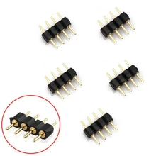 10 шт. 4 контактный разъем кабель со штыревыми соединителями на обоих концах для подключения RGB Разъем для 3528 5050 RGB Светодиодные ленты света