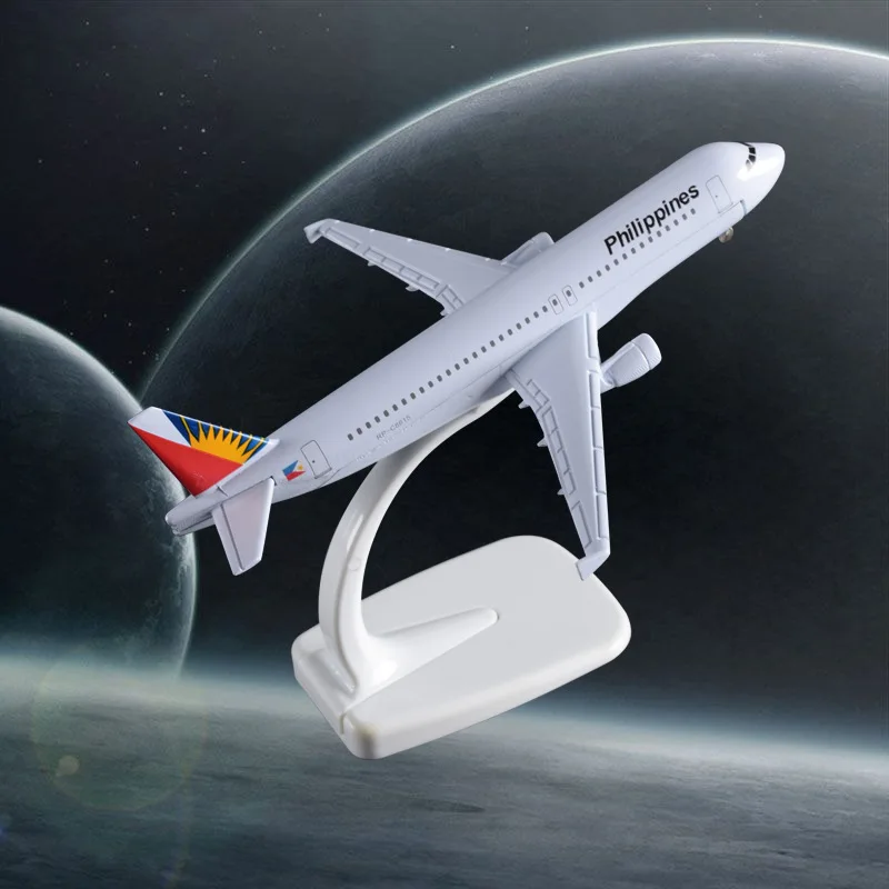 16cm Metal Airplane Model A320 Philippines Airlines International