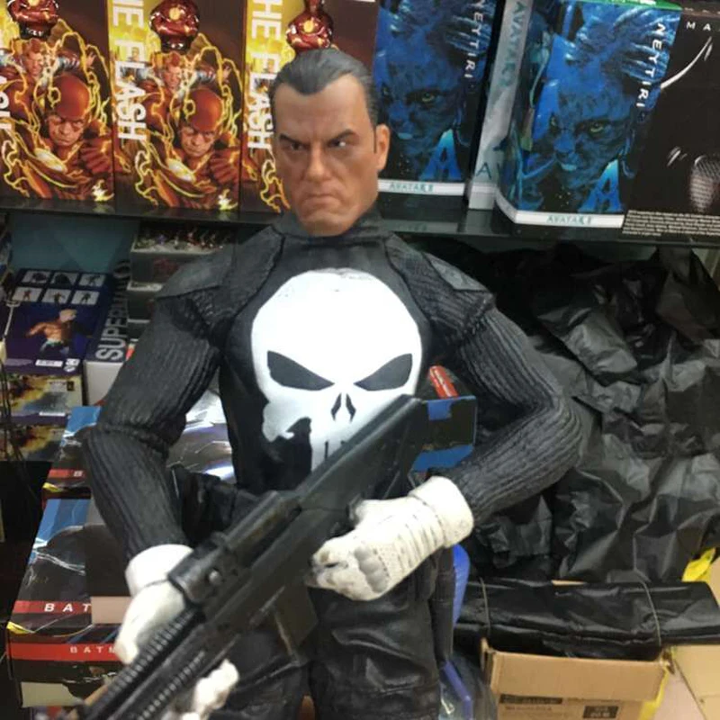 30cm CrazyToys Punisher Figure  Frank Castle 1 6 Scale Collectible Action Figure Collection  Model Toy 12inch  (6)