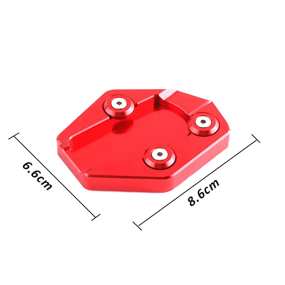 

For Yamaha TMAX530 CNC Kickstand Kick Foot Side Stand Extension Enlarger Stands Pad T MAX 530 TMAX 530 2012 2013 2014-2016  