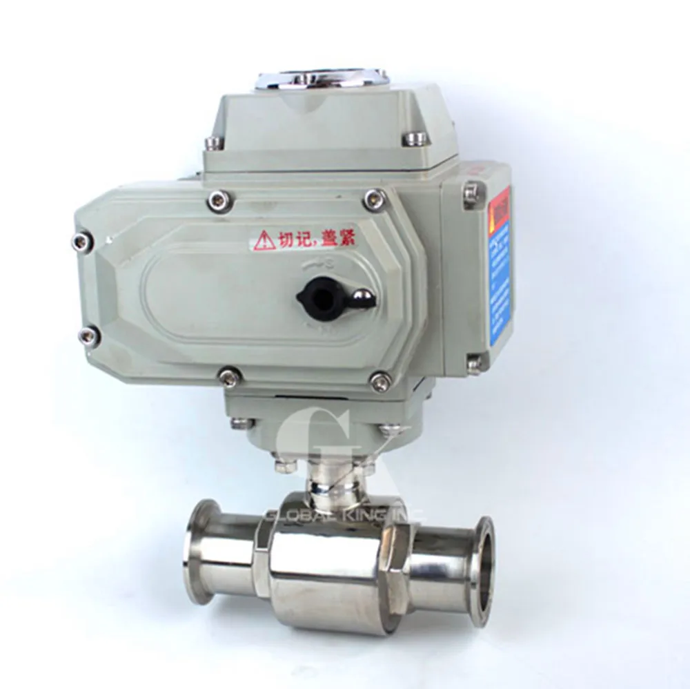 

2" Stainless Steel 304 Tri Clamp Motorized Electric Actuated Ball Valve AC220V
