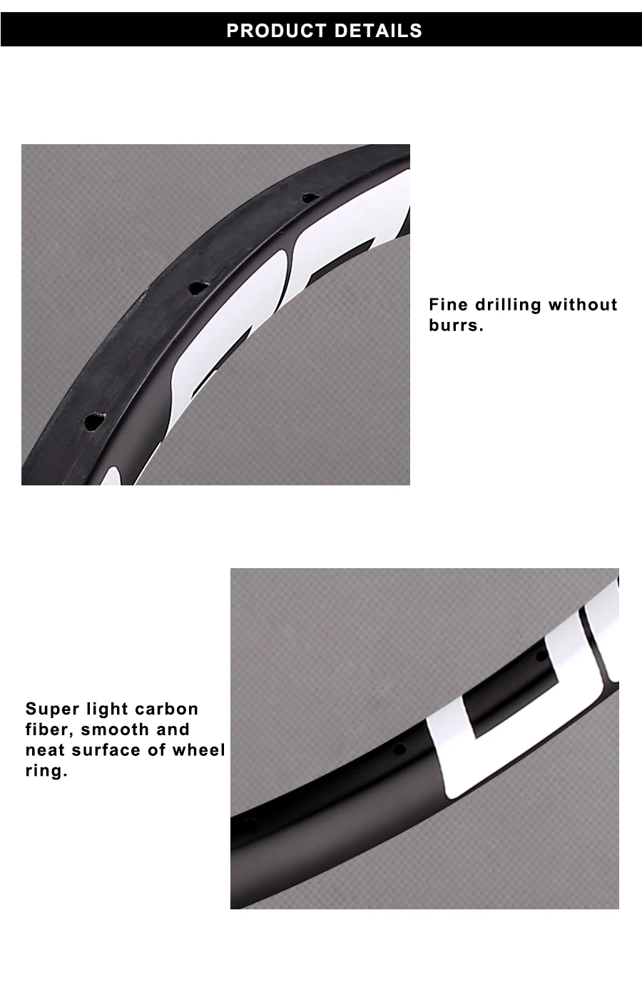 Clearance OG-EVKIN 29er Clincher Carbon Mtb Rims 29 Mountain Bike Rim UD Full Carbon Bicycle Wheels 27.5er MTB Rim Width 30mm 9