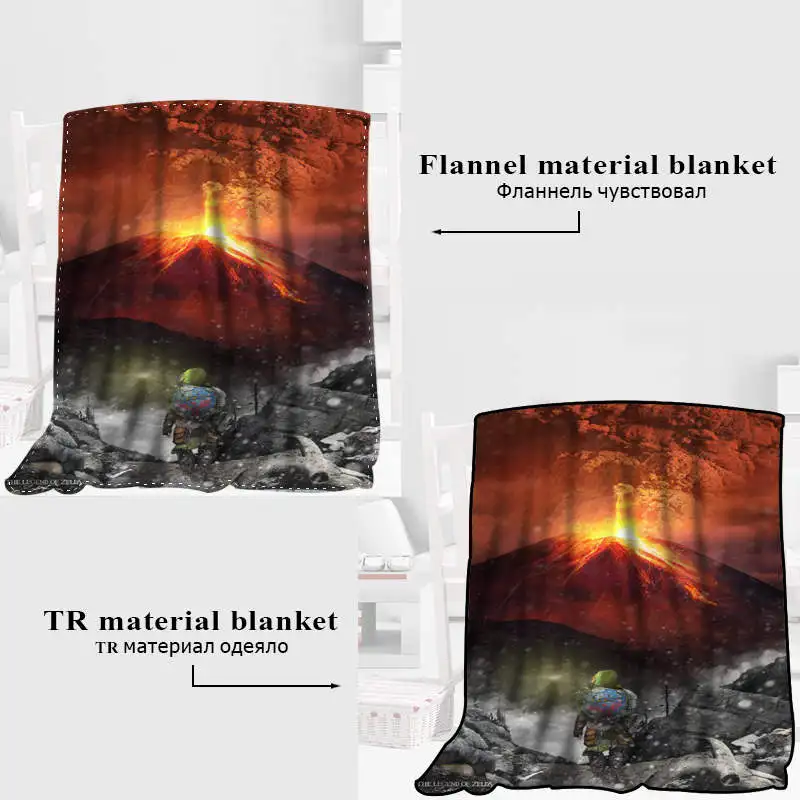 Пользовательские легенда о Зельде одеяла из фланелевой ткани 120X160 см, 150X180 см, 175X200 см диван кровать пледы одеяло для детей взрослых теплое одеяло - Цвет: 14