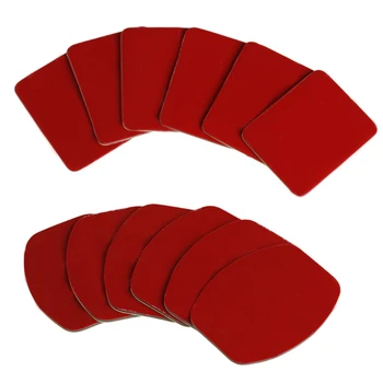 

OOTDTY 12pcs Adhesive Flat Curved Helmet Mount Pads For Gopro HD Hero 1 2 3 3+