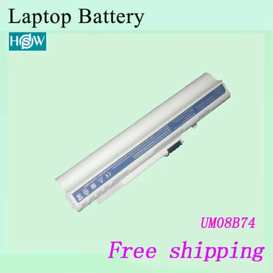 Новый аккумулятор для ноутбука Acer Aspire One A110 A150 ZG5 UM08A31 UM08A71 UM08A72 UM08A73 UM08B74 |
