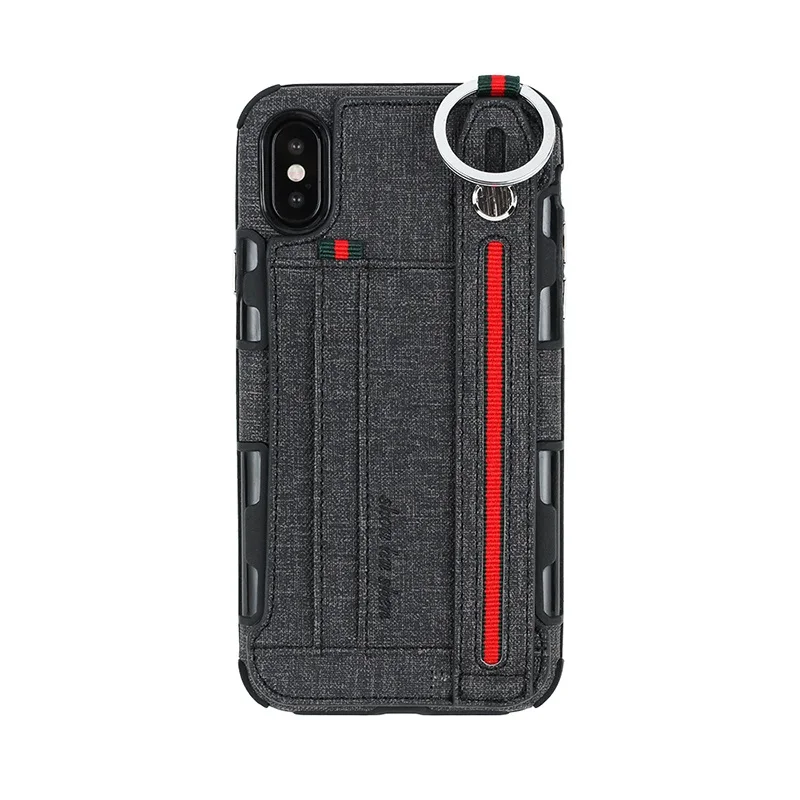 Чехол для iPhone X 8 6 6 S 6splus 7 8 Plus Талия Джинсовая кожа кошелек напульсники оболочка телефон задняя крышка Fundas Coque ковбойский бренд